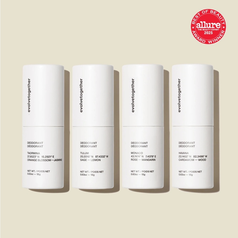 Together White Deodorant Set